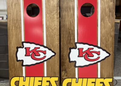 Chiefs Cornhole Boards